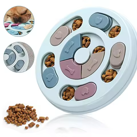 Pet Feeder Dog Educational Toys Increase Puppy Intellectual Food Dispenser Interactive Educational F