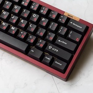Gliging Navy Keycaps 130 Keys Cherry Profile Dye-Sub PBT Minimalist Keycap Compatible with GH60 / GK