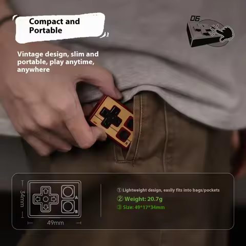 IINE Gamebrick Mini Wireless Controller Bluetooth Multi-Function Gamepad Joystick Remote Control Sui