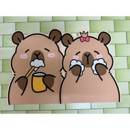 Cute Cartoon Capybara Bath Mat 60cm x 90cm