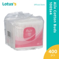 Aliv Cotton Buds 100Sx4