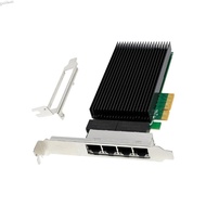 GB 4-Port 2 5Gbps PCIe Server NIC I226 V Chip Supports IEEE1588 Energy Efficient Ethernet