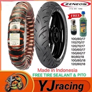 ZENEOS ZN91 MOTORCYCLE TIRE GULONG TUBELESS 100/80/17 110/70/17 120/70/17 130/60/17 150/60 90/80/18 