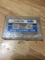 全新 日本製造 Denon 天龍 絕版 KC/11 磁帶 錄音帶 機頭 清洗器 cassette tape head cleaner cleaning tape (made in Japan)