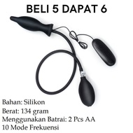 BISA E-FAKTUR! D700 pump pompa Butt Anal Plug Prostat pria Wanita