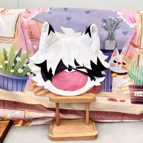 Game Zenless Zone Zero Von Lycaon Cosplay Plush Bag Laugh Face Transparent Itabag Cartoon Casual Bac