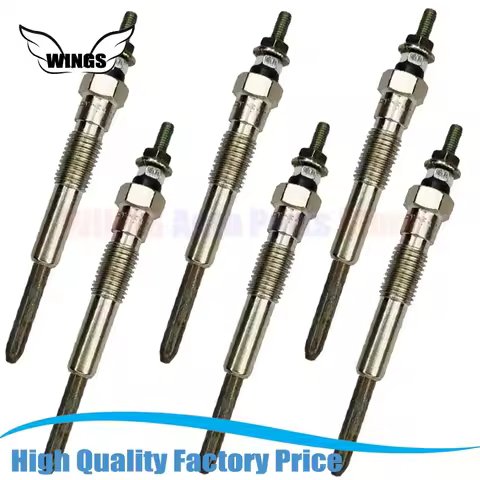 Brand New 6PCS PN-136 0011592601 GJ88NI 0100231109 11065-10T01 1106510T01 Glow Plug For Nissan Patro