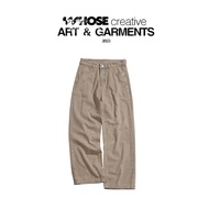 ASH BROWN WIDE STRAIGHT JEANS WHOSE - Wide fit STRAIGHT leg jeans Whose Studio 2161 jeans for men