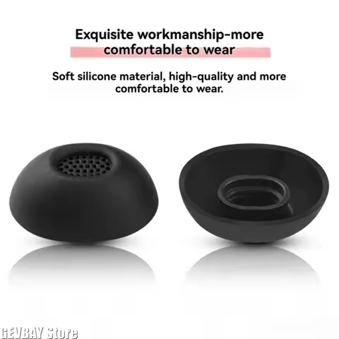 Silicone Ear Tips for Bose QuietComfort QC Ultra Ultra II Earbuds, Fixed Ear Loops for Skullcandy ME