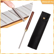 [BlesiyaedMY] Electric Guitar Fret Crowning File Stainless Steel Luthier Instrument Tool for Guitar 