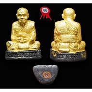 Roop Lor Thira Kasrang Lp Tim ，2543Be Lp Tim黑铜特别金箔版小金身 Lp Tim ，Wat Phra Khao  泰国佛牌比赛第一名🥇