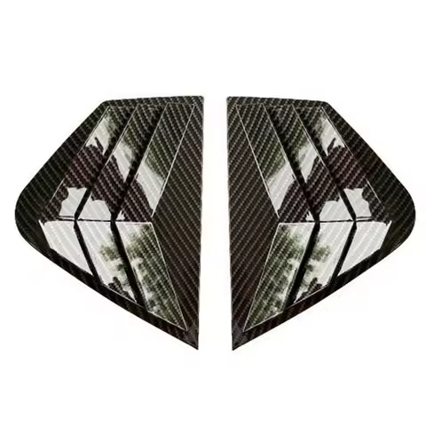 A48P-4X Carbon Fiber Style Rear Side Window Quarter Louver Cover For Kia Optima K5 2011-2015
