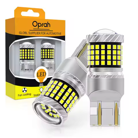 Oprah 2pcs 12V 24V LED Light 1156 P21W PY21W 1157 P21/5W T20 7440 7443 W21/5W Canbus For Car Truck T