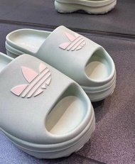 Adidas  Stan Smith 三葉草厚底拖鞋244(貨號：j9qwou)