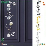 TEALY Mirror Wall Stickers Removable  Art Decal