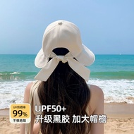 Vinyl sun hat for women 2024 sun protection hat anti-UV face Vinyl Sunshade hat women 2024 sun protection hat UV protection sun hat Big Brim Bucket hat OU24418