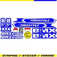 Striping BIKE STRIPING/ CHILDREN'S BIKE STICKER/ KIDS' BIKE STICKER STRIPING MOTIF VARIATION STICKER