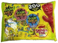 Sour Patch Kids - 5lbs Sour Patch Kids 瑞典迷你軟糖 200小包 (平行進口) Exp Date:2026-01-15