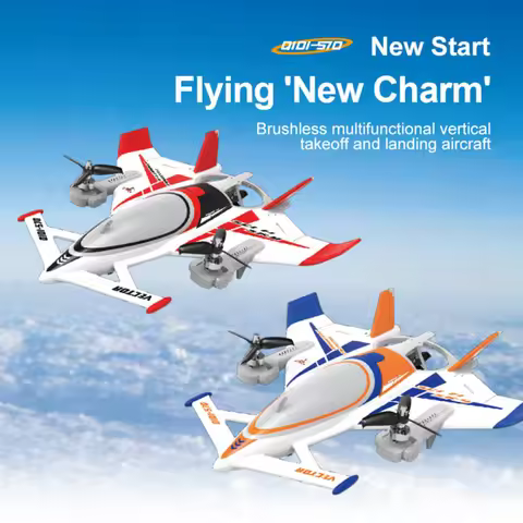 QIDI 570 RC Airplane 2.4Gh 6CH RC Glider Fixed Wing Aircraft 3 Flight Models With Brushless Motor Ve