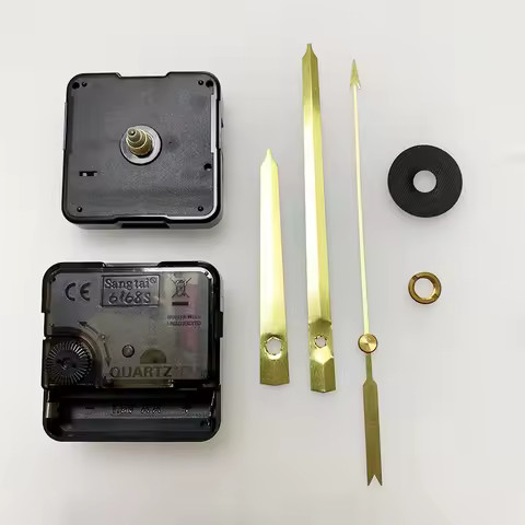 6168 Quartz Clock repair Movement +Hands For DIY Silent Large Wall Mechanism Parts