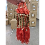 Feng shui five emperor gourd coin string