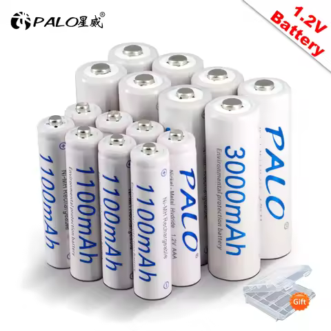 High Capacity 3000mAh 1.2V AA Rechargeable Batteries + 1100mAh 1.2V AAA Battery NI-MH AA AAA Recharg