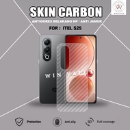 Itel S25 Itel S25 Ultra Itel A80 Itel RS4 Skin Carbon Garskin Anti-Scratch Back Itel S25 Itel S25 Ul