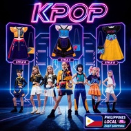 K-POP Demon Hunter Cosplay Costume for girl Kids Demon Hunter Rumi Zoey costume cosplay