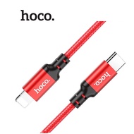 Cáp Sạc Pd20w Hoco X14 Dây Dù Siêu Bền Dài 1m Cho IP12/13/14 ( Đỏ )