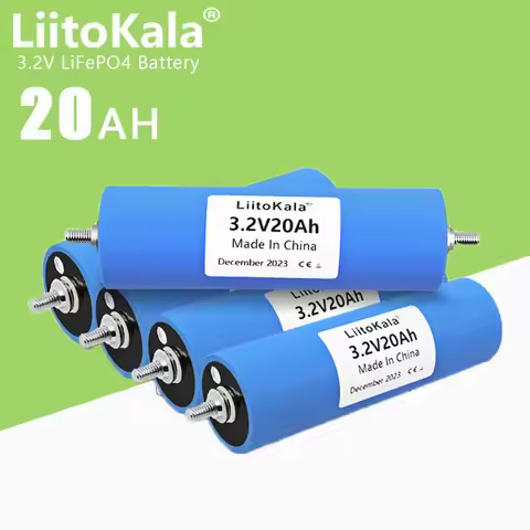 4-32PCS LiitoKala 3.2V 20Ah high capacity Deep cycle Lifepo4 Battery for 12v 24v 48V LiFePO4 Recharg