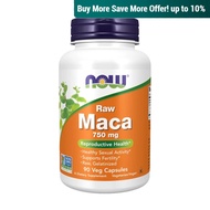 NOW Foods, Maca, Raw, 750 mg, 90 Veg Capsules