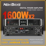 NEW BAXS CS4080 Dua Saluran Penguat Audio 8 Ohm 1600 Watt H Kategori Prestasi Penarafan Profesional 
