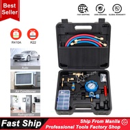 Manifold Gauge Set Air Conditioning Refrigerant Charging Tool For R22/R134a/R410a Refrigerant
