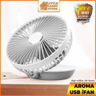 Rechargeable Fan Mini Fan Folding Intelligent Fan Desktop Fan (6inch) Aromatic Mini Fan USB Fan Kipa