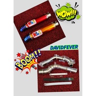 Y15ZR EXHAUST PIPE TEMBAK BULAN 35MM NLK / Y15 EXHAUST OPEN