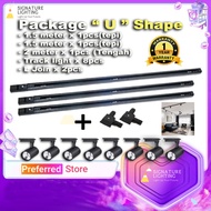 [ Set U Shape ] Track light Led With Rail Track 12w Led Track Light / Lampu Track Led dengan Track 1