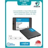 SG Local - Crucial BX500 2.5" Inch SATA III Internal SSD 3D NAND Internal SSD, 540/500MB/s 7mm - 1TB