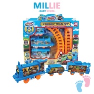MILLIE DIY Kids Electric Rail Train Toys Track Railway Set Assembled Track Train Children Toys Set K