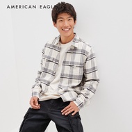 American Eagle Plaid Flannel Shirt เสื้อเชิ้ต ผู้ชาย แฟลนเนล ลายตาราง (EMSH 015-5904-106)