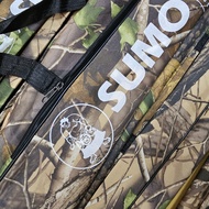 กระเป๋า SUMO ใส่คันเบ็ดพร้อมรอก 3 ชั้น ซูโม่ ใส่ 8-9-10 ฟุต ยาว 165 ซม