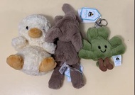 Jellycat 鴨子/大象/三葉草KC