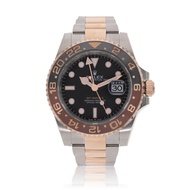 Rolex Rolex GMT-Master II Root Beer (Reference 126711CHNR). A rose gold and stainless steel automati