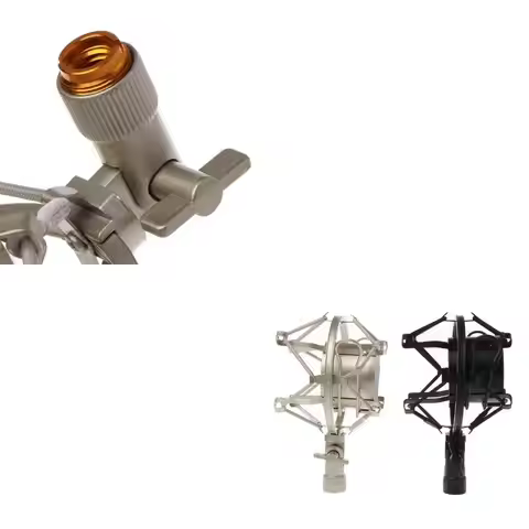 Universal 50mm Microphone Shock Mount for 48mm-54mm Diameter Condenser Mic