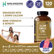 Calcium Supplement [120 tablets] Nano Calcium Complex 1200mg w/ Vitamin D