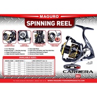 Reel MAGURO CARRERA GS/BR/BG 1000-6000 POWER HANDLE