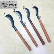 Parang Kayu Bengkok SS | Buatan Tangan Tradisional | Gardening Tool | General Outdoor Use PW106