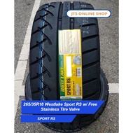 265/35R18 Westlake Sport RS w/ Free Stainless Tire Valve