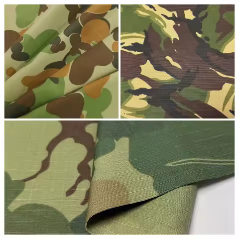 Nylon Cotton Australian DCP American Army Michelle British DPM Camouflage Fabric Rip Stop Cloth Frog