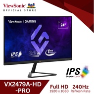 VIEWSONIC 24” VX2479A-HD-PRO / 27" VX2779-HD-PRO Full HD LED IPS Gaming LCD Monitor (1ms, Input:HDMI