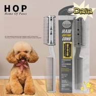 DALIA Dogs Razor Comb, Universal Durable Pet Razor Comb, Accessories Safe Cleaning Brush Pet Hair Cu